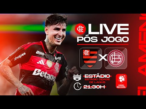 Pós-jogo de Flamengo x Lanús pela Recopa