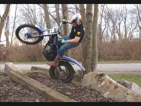 Jesse Wellenstein - USA - Riding Jim Snell's GasGas trials "project black & blue"