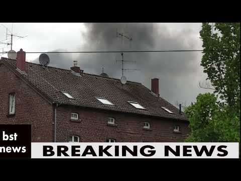 DÜSSELDORF - FEUER IN GÄRTNEREI AM LVR-KLINIKUM