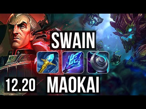 SWAIN & Ez vs MAOKAI & Ashe (SUP) | 6/1/11, 1.5M mastery, 500+ games | KR Master | 12.20