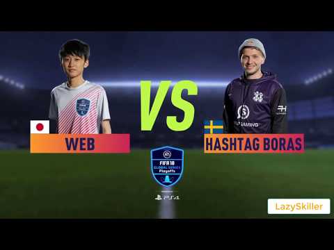 FIFA 18 WEB11 vs HASHTAG BORASLEGEND FUT Champions Cup AMSTERDAN ROUND 16 HD