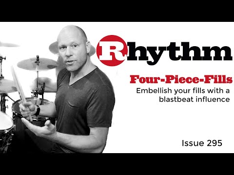 Jason Bowld – Four-Piece-Fills -"Embellish your fills with a blastbeat influence" -  - Issue 295