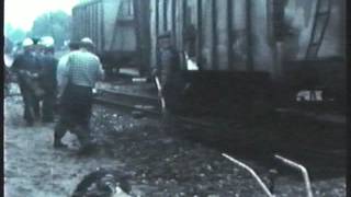 preview picture of video 'Thorsø Station Afsporing 1968.'