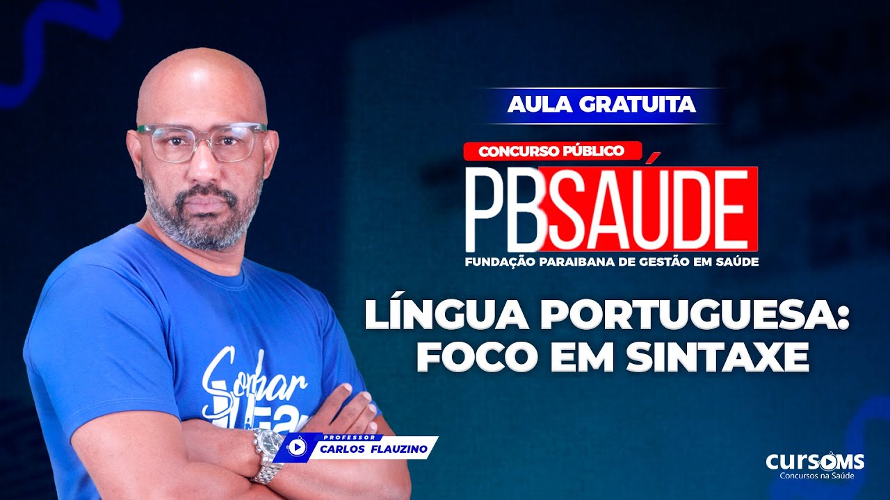 PB Saúde - Língua Portuguesa: Foco em Sintaxe