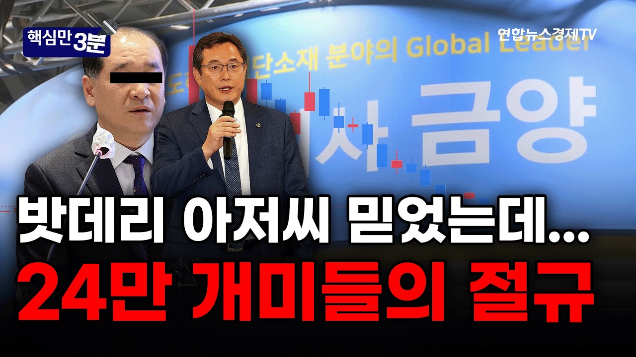 밧데리 아저씨 믿었는데...24만 개미들의 절규⎜핵심만 3분
