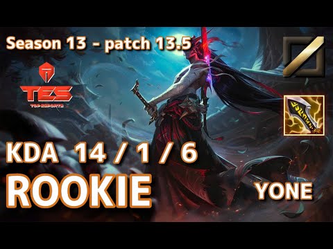 【KRサーバー/GM】TES Rookie ヨネ(Yone) VS サイラス(Sylas) MID - Patch13.5 KR Ranked【LoL】