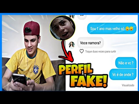 ela criou um perfil fake e deu em cima de mim!! - trollando gui JR