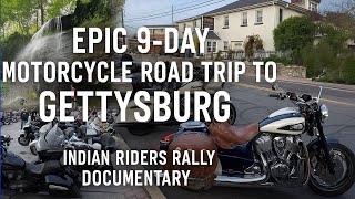9-Day Motorcycle Road Trip to Gettysburg – Indian Riders Rally Documentary