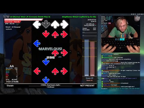 [Stepmania] (2015) Staiain - Shine!! 1.3x (97.85% AA J4)