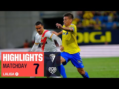 Resumen de Cádiz vs Rayo Vallecano Matchday 7