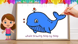 Draw a Blue Whale in 5 Simple Steps