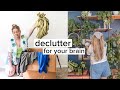 decluttering & cleaning mostly for my anxiety but also sustainability