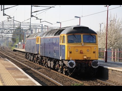 (HD) ROG 47812 + 47848 (0H72 Derby - Wembley + 0K89 Wembley - Dollands Moor) @ HRW & CLP 07/04/2017