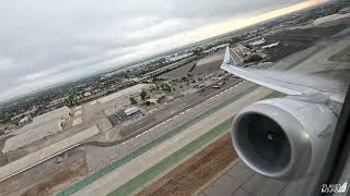 Alaska Airlines 1058 Boeing 737 MAX-9 First Class 4K Takeoff Ontario California W/ATC