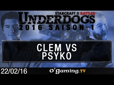 Clem vs PsyKo - TvZ - Underdogs 2016 S1 - Qualifier #2