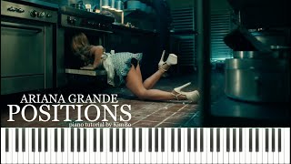 Ariana Grande - positions (Piano Tutorial + Sheets