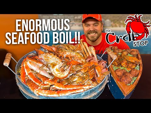 $200 "King Triton" Ultimate Crab Legs Seafood Challenge in Vero Beach, Florida!!
