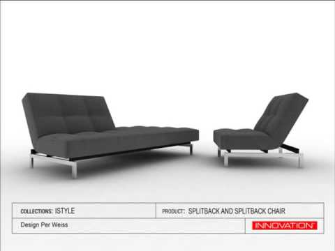 SPLITBACK Schlafsofa & Sessel von Innovation