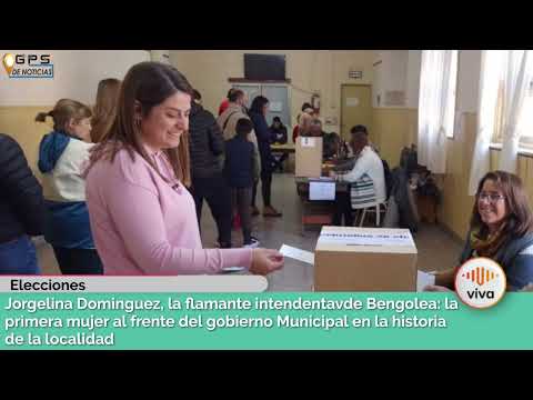 Jorgelina Domínguez flamante intendenta de Bengolea, tras el triunfo con el 49,71% de los votos