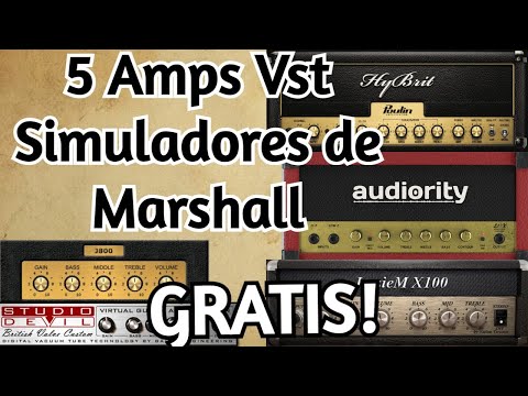 5 Vst GRATIS de Amps MARSHALL- Audiority, LePou, Nalex, Vadim Taranov, Studio Devil- amnerhunter.com