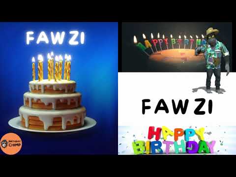 FAWZI Happy Birthday Song and Dance - It's Your Birthday - Happy Birthday to You FAWZI