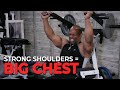 SHOULDER PRESS = STRONG SHOULDERS = STRONG CHEST: Yes, They are Correlated!