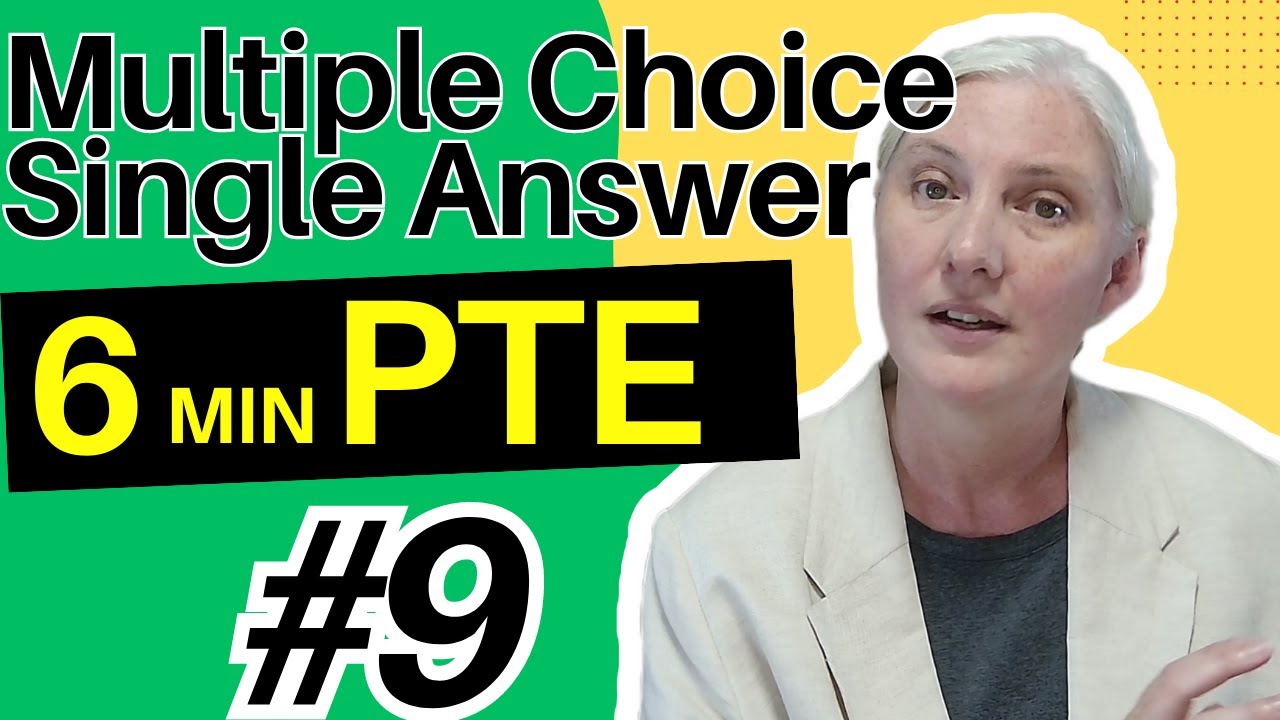 PTE 09: Don't need points? | Multiple Choice Single Answer