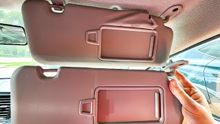 Replacing a Broken Hyundai Elantra Visor
