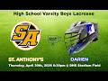 Darien Varsity Boys Lacrosse Vs St Anthony S