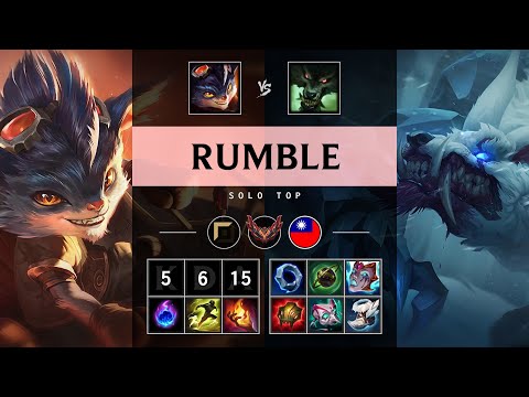 Rumble Top vs Warwick - TW Grandmaster Patch 25.15