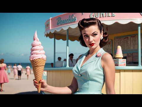 1950s Rockabilly | Elvis Inspired - On the Beach - En La Playa (1950s Music Video)