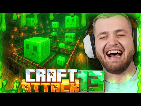 Video Thumbnail: 😨🔥Wir BAUEN die KRASSESTE SLIME FARM in ganz CRAFT ATTACK 13!