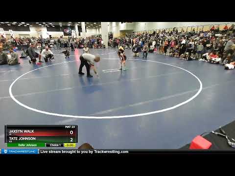 59 Lbs Champ. Round 1 - Jaxsyn Walk, IA Vs Tate Johnson, KS 3ec2