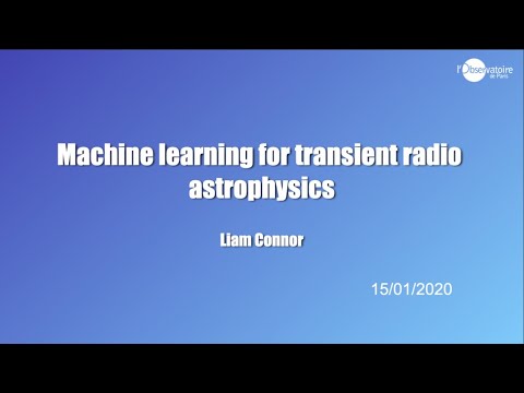 Machine learning for transient radio astrophysics