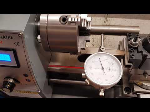 4-Jaw Centering, home-made holder.