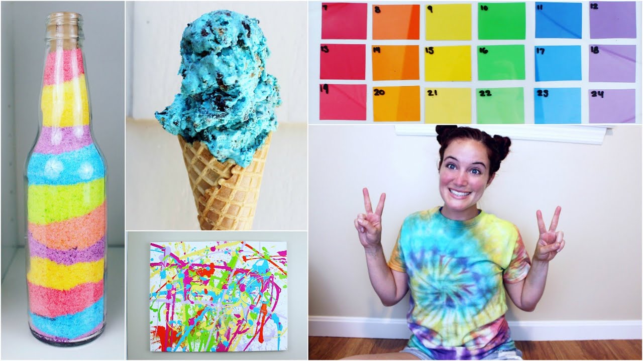 CHEAP AND EASY COLORFUL DIY SUMMER PROJECTS | PINTEREST INSPIRED
