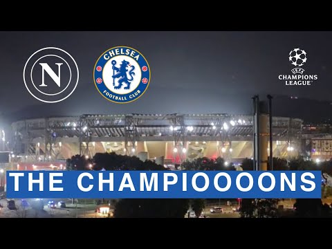 Napoli-Chelsea, l'urlo The Champions dello stadio Maradona