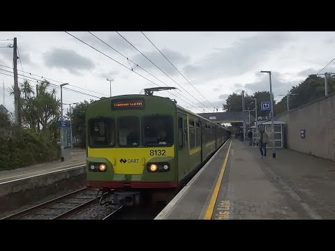 Ride onboard IÉ 8100 Class DART 8132 From Dalkey to Sandymount (with Delays).