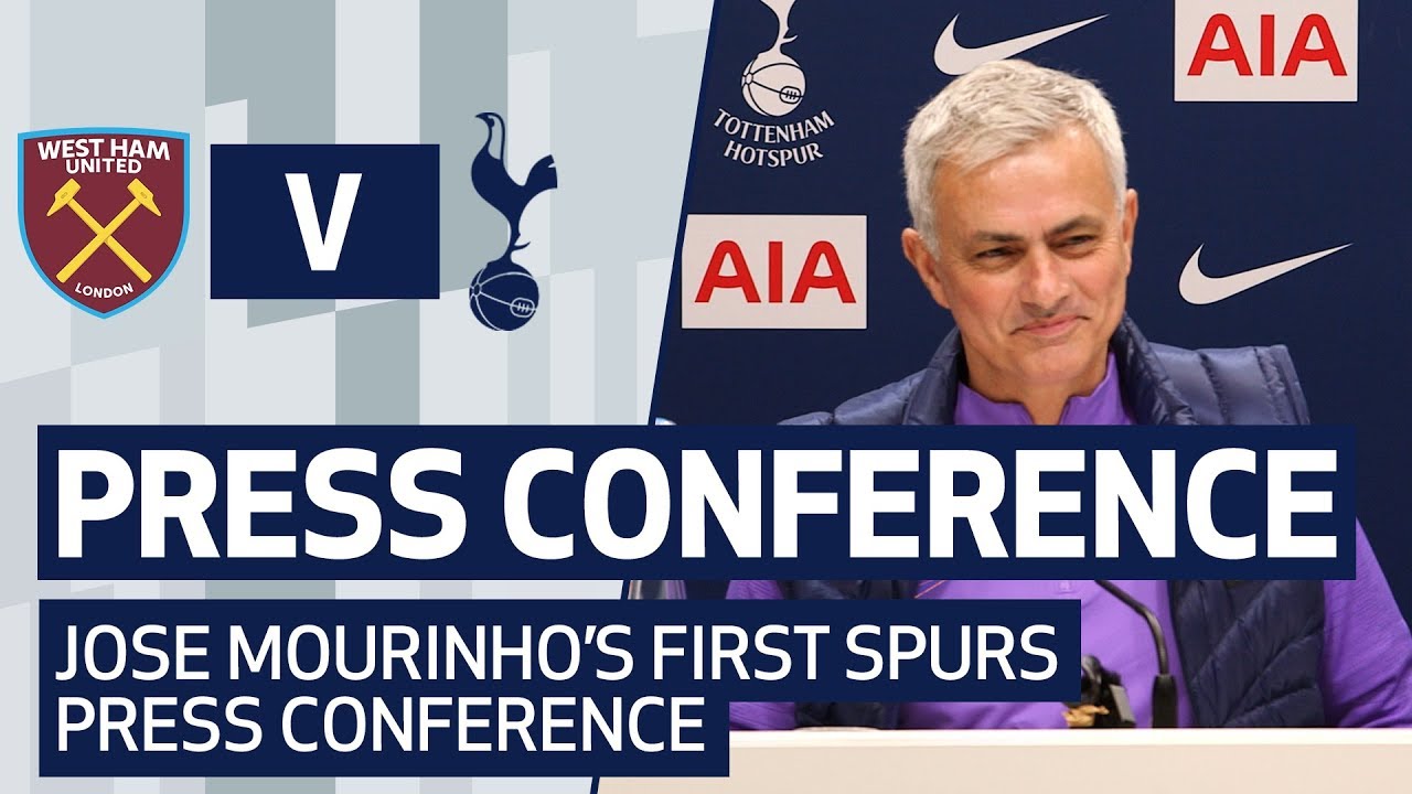 JOSE MOURINHO'S FIRST TOTTENHAM HOTSPUR PRESS CONFERENCE - YouTube