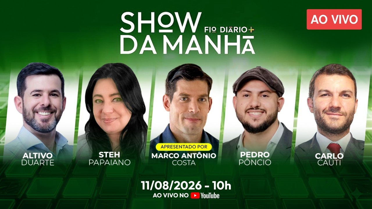 SHOW DA MANHÃ - ARMAÇÃO CONTRA VICE DE BOLSONARO, R$65 MI PARA SORAYA E LULINHA NA MIRA | 11/08/2026