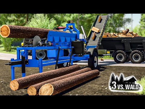 LS22 3 vs  Wald #15 - Kaminholz produzieren für Schwaben & Beppi verschwunden -Farming Simulator 22