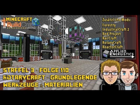 Let´s Play Buildcraft [HD+] S03E110 - RotaryCraft - Grundlegende Werkzeuge & Materialien