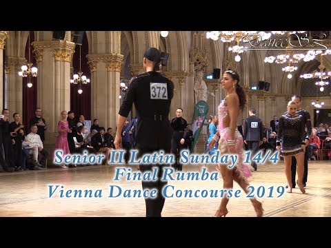 Vienna Dance Concourse 2019 - Senior II Latin Rumba Final WDSF - 14 April 2019