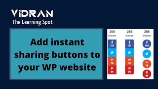 How to add social share buttons in WordPress | Use sharethis social buttons plug