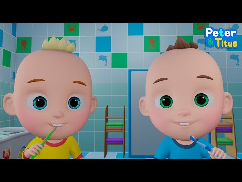 Yes Yes Brush Your Teeth | Peter and Titus | Nursery Rhymes