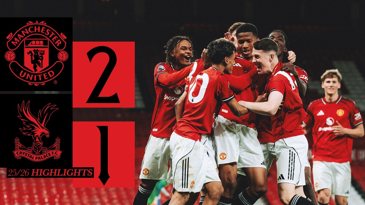 IN THE FINAL! 🏆 | Man Utd v Crystal Palace | FA Youth Cup