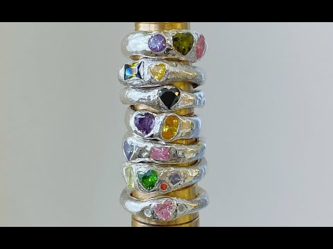 Make-a-silver ring with precious metal clay
