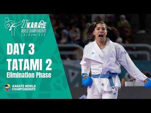 Karate World Championships | Saturday - Tatami 2 - Elimination Phase |