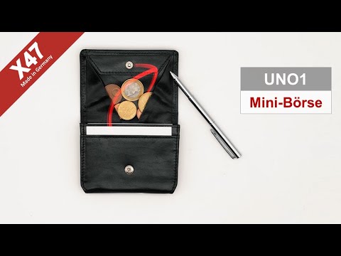 X47 | UNO1 - Mini-Geldbörse mit Stift