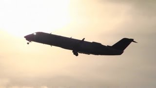 preview picture of video 'IBEX Airlines Bombardier CRJ-100 JA01RJ TAKE-OFF KOMATSU Airport,JAPAN 小松空港 2012.12.17'
